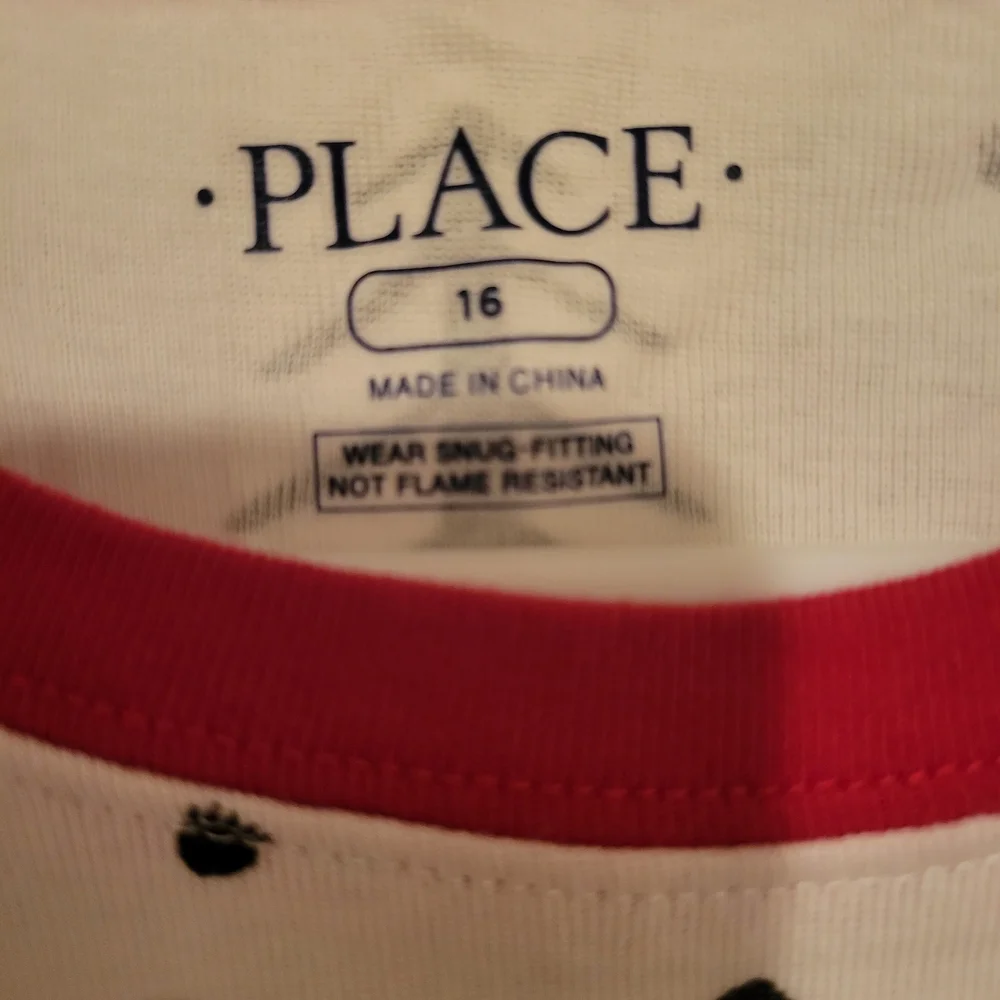 The Children's Place Red and Black Moose Pajama Set
